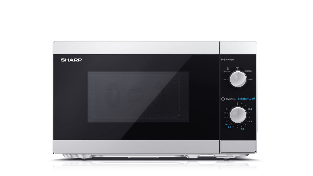 SHARP MS01ES Mikrowelle (Mikrowelle: 800W, 5 Leistungsstufen, Auftaufunktion, Abmessungen: 440x258x3