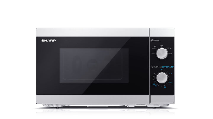 SHARP MS01ES Mikrowelle (Mikrowelle: 800W, 5 Leistungsstufen, Auftaufunktion, Abmessungen: 440x258x3