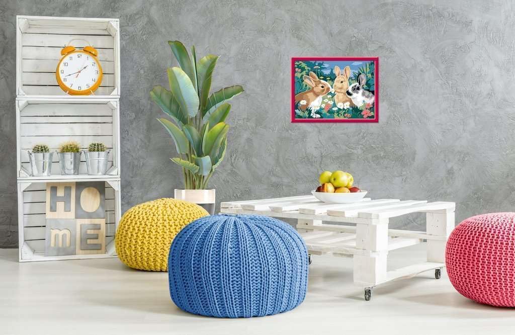 Ravensburger Malen Nach Zahlen - Putzige Häschen für Kinder Ab 9 Jahren & Fohlen Mit Kätzchen für Ki