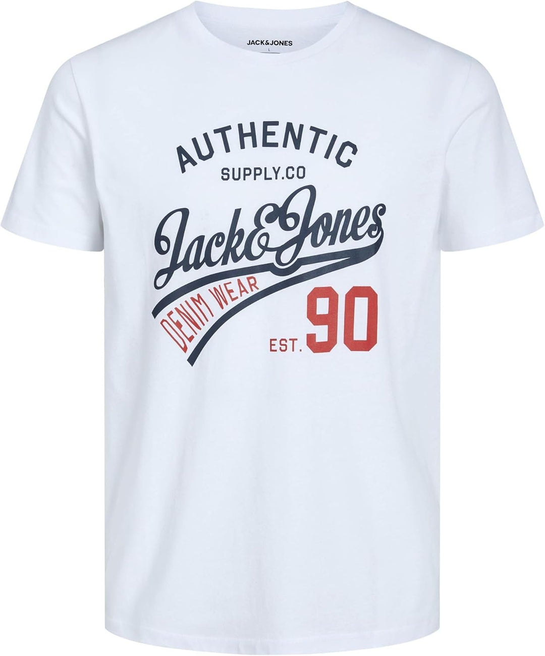 JACK & JONES Male T-Shirt 3er-Pack Logo Rundhals T-Shirt M Black/Pack:black+white+navyblazer, M Blac