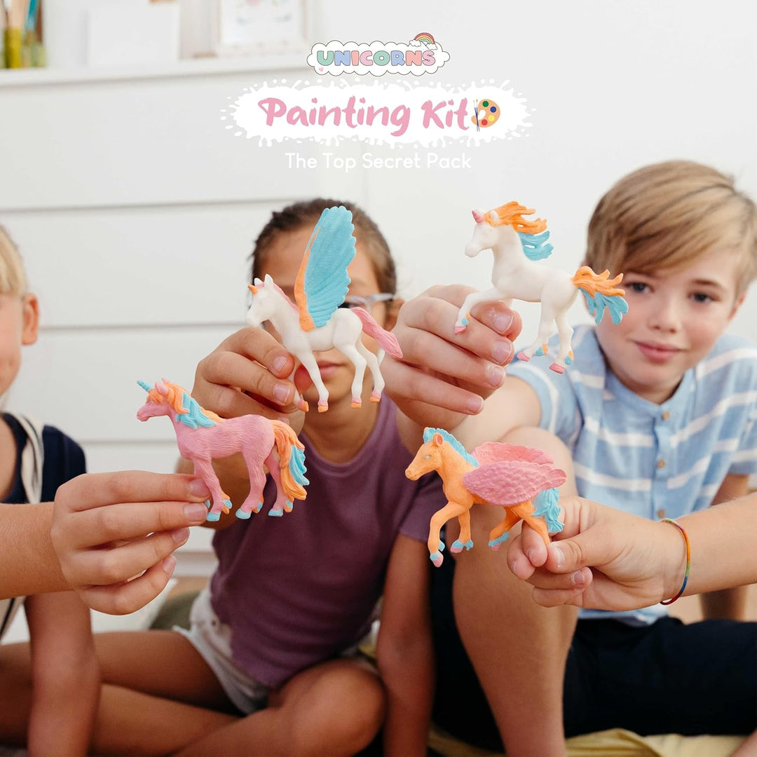 BONNYCO Einhorn Geschenke für Mädchen, Malset 16 Stück Einhorn Mitgebsel Kindergeburtstag Gastgesche
