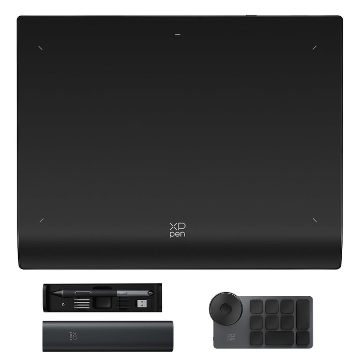 XPPen Pro MW Gen2 Grafiktablett mit X3 Pro 16384 Druckstufen Stift, 9x6 Zoll Digitales Grafiktablet