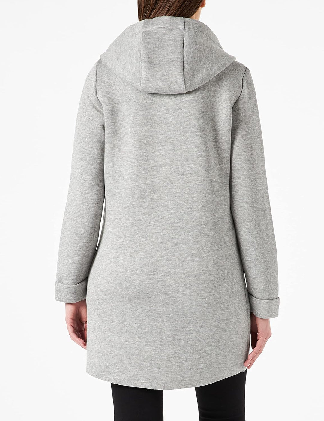 ONLY Female Mantel Geklebte XS Light Grey Melange, XS Light Grey Melange