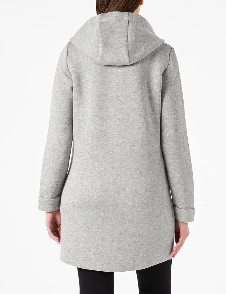 ONLY Female Mantel Geklebte XS Light Grey Melange, XS Light Grey Melange