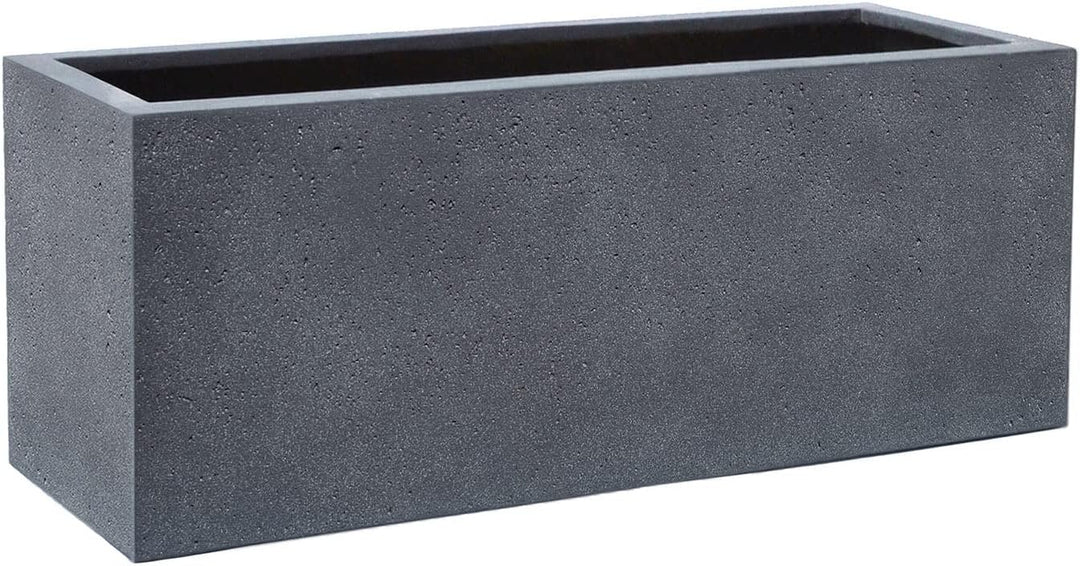 ESCHBACH® Pflanzkübel Box 80 Blei Grau Rechteckig * 80 x 31 x 31 cm * 10 Jahre Garantie 80x31x31, 80