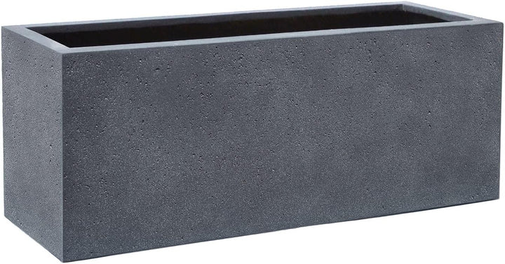 ESCHBACH® Pflanzkübel Box 80 Blei Grau Rechteckig * 80 x 31 x 31 cm * 10 Jahre Garantie 80x31x31, 80