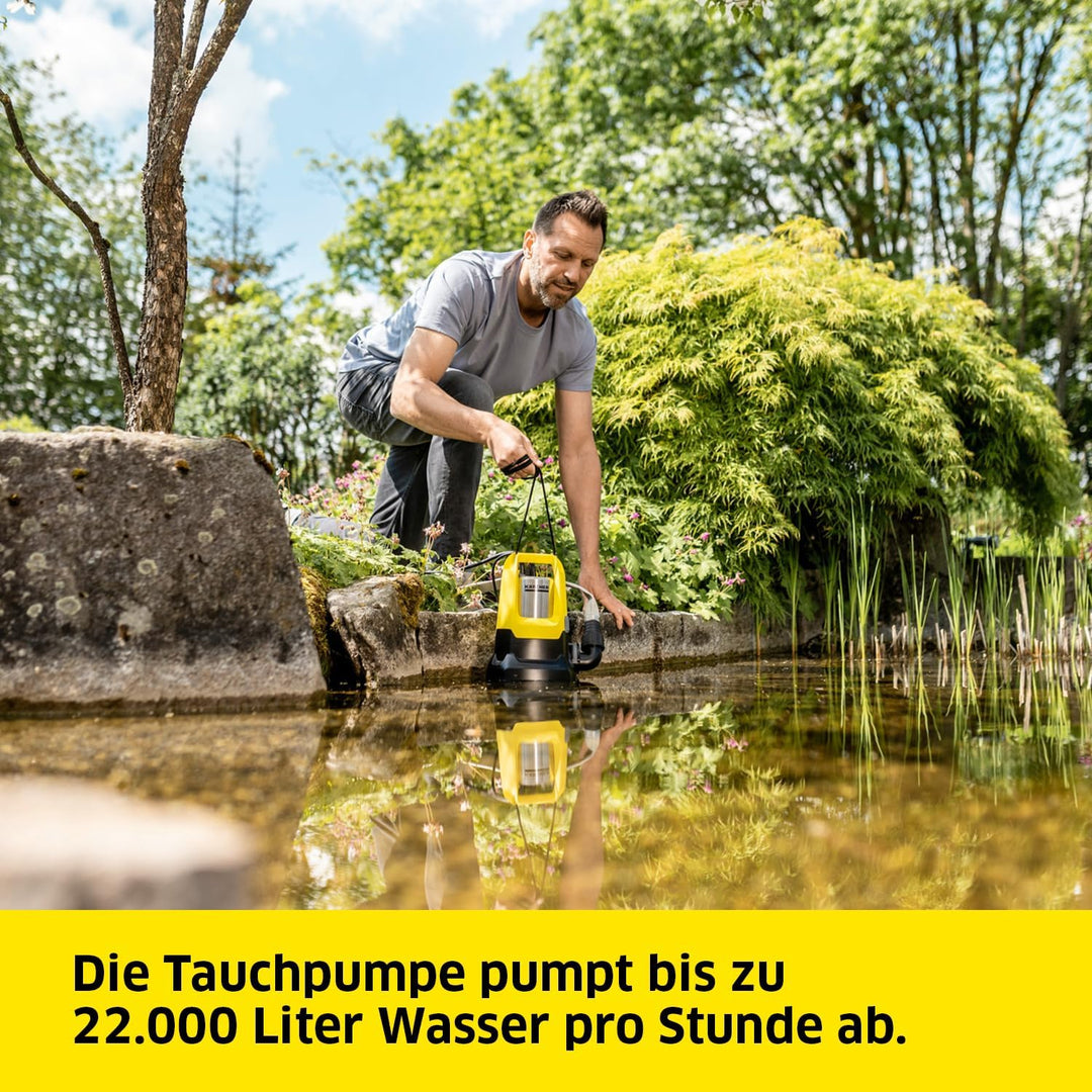 Kärcher SP 22.000 Dirt Level Sensor Schmutzwasser-Tauchpumpe, Fördermenge: 22.000 l/h, Eintauchtiefe