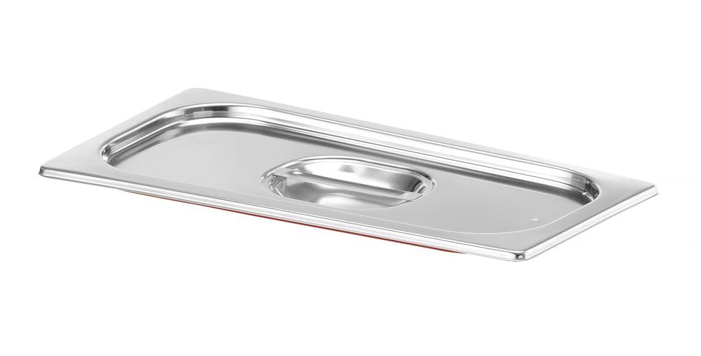 HENDI Gastronorm Deckel, für Gastronormbehälter, Temperaturbeständig von -40° bis 300°C, Silikonrand