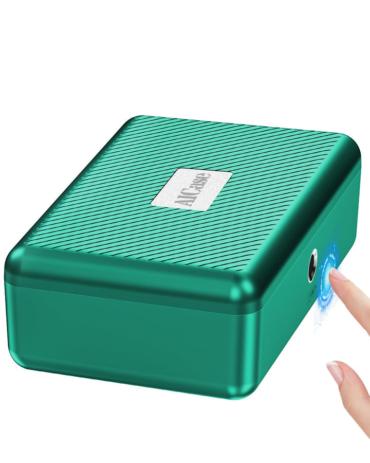 LOCK Biometrischer Tresor [Fingerabdruckerkennung] [Kompakt] Ideal für Scheckbücher, Geld, Schmuck,