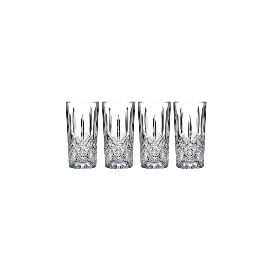Marquis By Waterford Markham Highball-Set, 4 Stück, 1 Stück (1 Stück), transparent, 4 Count (Pack of