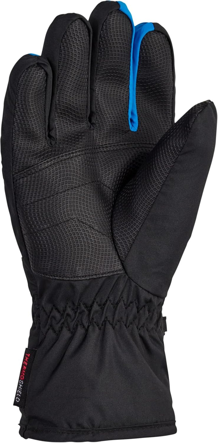 Ziener Kinder Loriko Ski-Handschuhe/Wintersport | wasserdicht, atmungsaktiv 7.5 persian blue, 7.5 pe