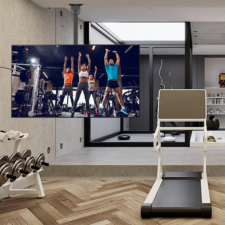 Suptek TV Deckenhalterung für 37-75 Zoll Fernseher, höhenverstellbar, neig- und schwenkbar, VESA 600