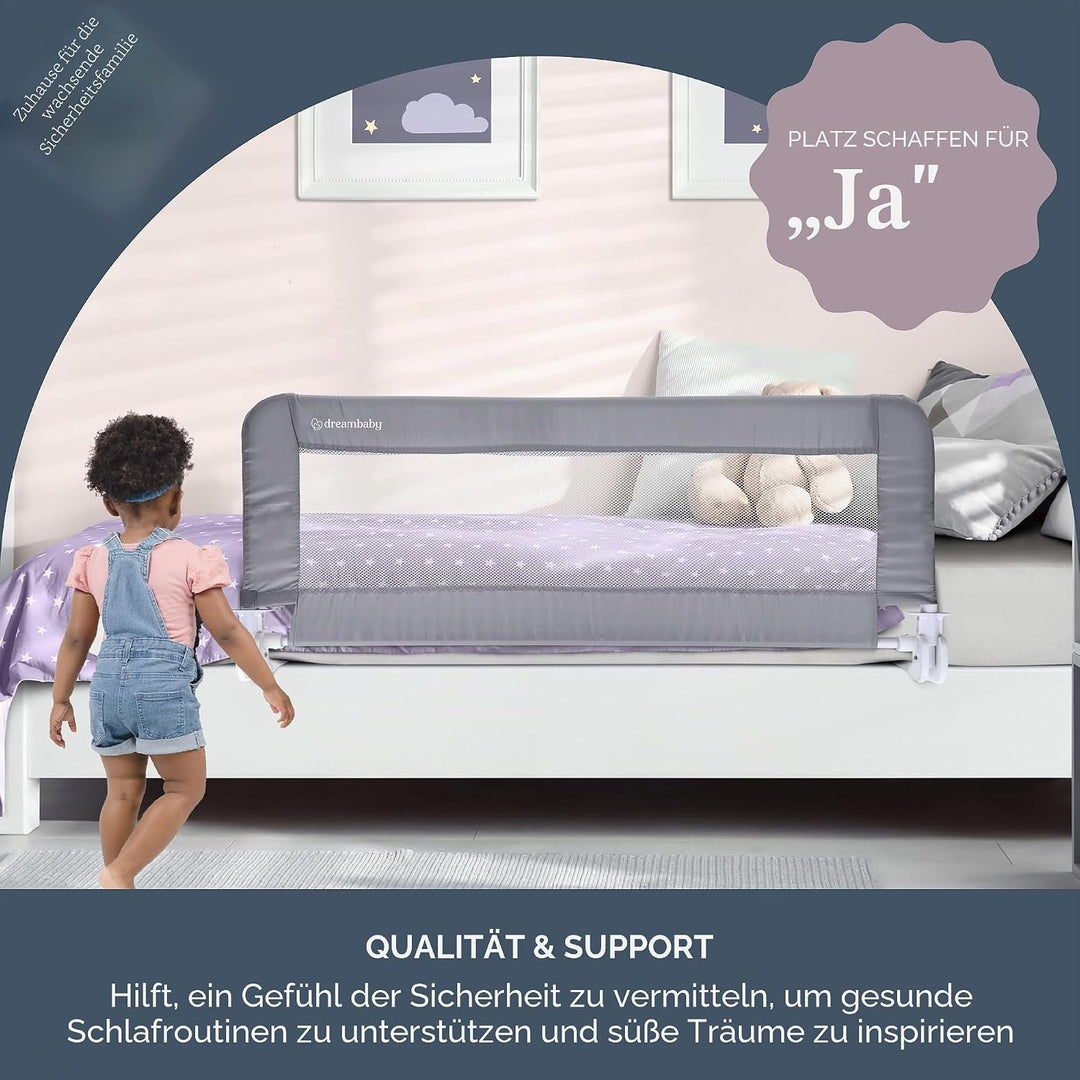 Dreambaby F761 Phoenix Bettgitter Rausfallschutz Grau, Grey, 110cm x 45.5cm 110cm x 45.5cm Phoenix G