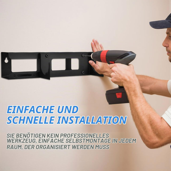UKCOCO Spraydosenhalter, Wandhalterung Sprühdosenhalter mit 6 Schlitzen Sprühflaschen Dosenhalter fü