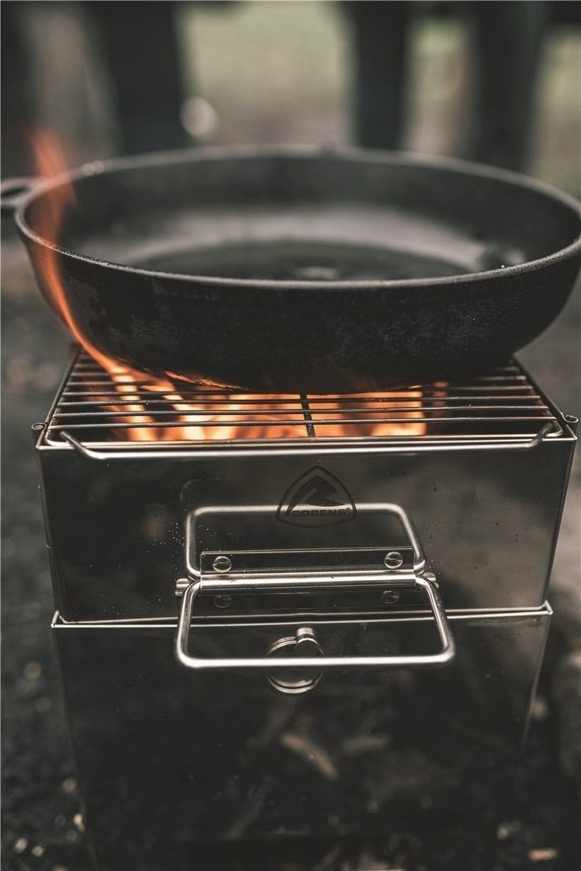 ROBENS Firewood Kocher Silber