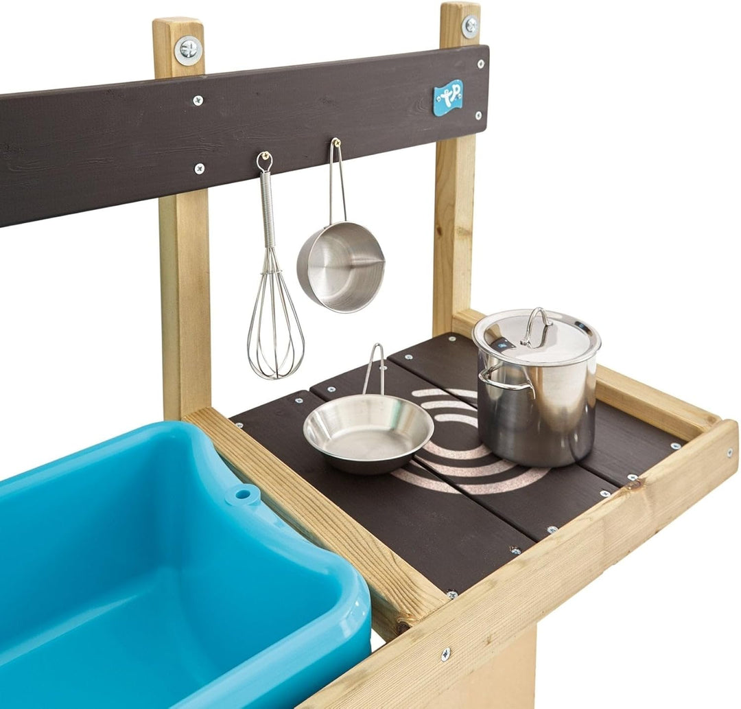 TP Toys 297 Kitchen Holz Deluxe Mud Küche Spielhaus Zubehör, grün, 36 x 81 x 56 cm Einzelbett, Einze