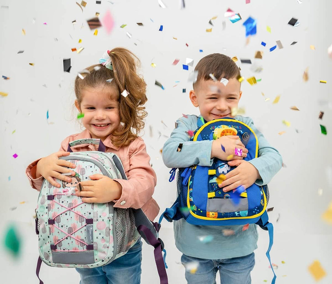 Belmil Kinderrucksack Mädchen für 1-3 Jährige - Super Leichte 260 g/Kindergarten/Krippenrucksack Kin