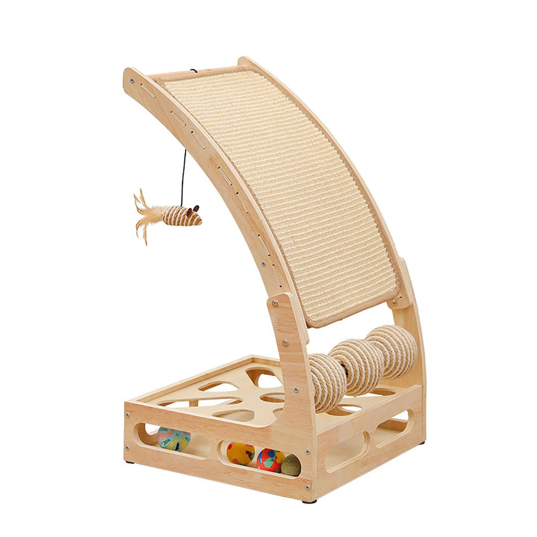 Generisch 2026 Vertical Cat Scratcher Functional Scratching Post |Wear Lint | with Fan Maze Protecto