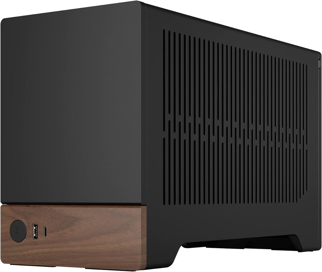 Fractal Design Terra Graphite - Wood Walnut Front Panel - Small Form Factor - mITX Gaming case – PCI