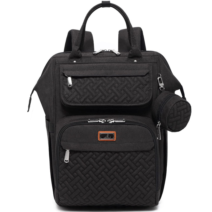 BabbleRoo Wickeltasche Rucksack Multifunktionale Grosse Wickelrucksack Babytasche mit Wickelauflage