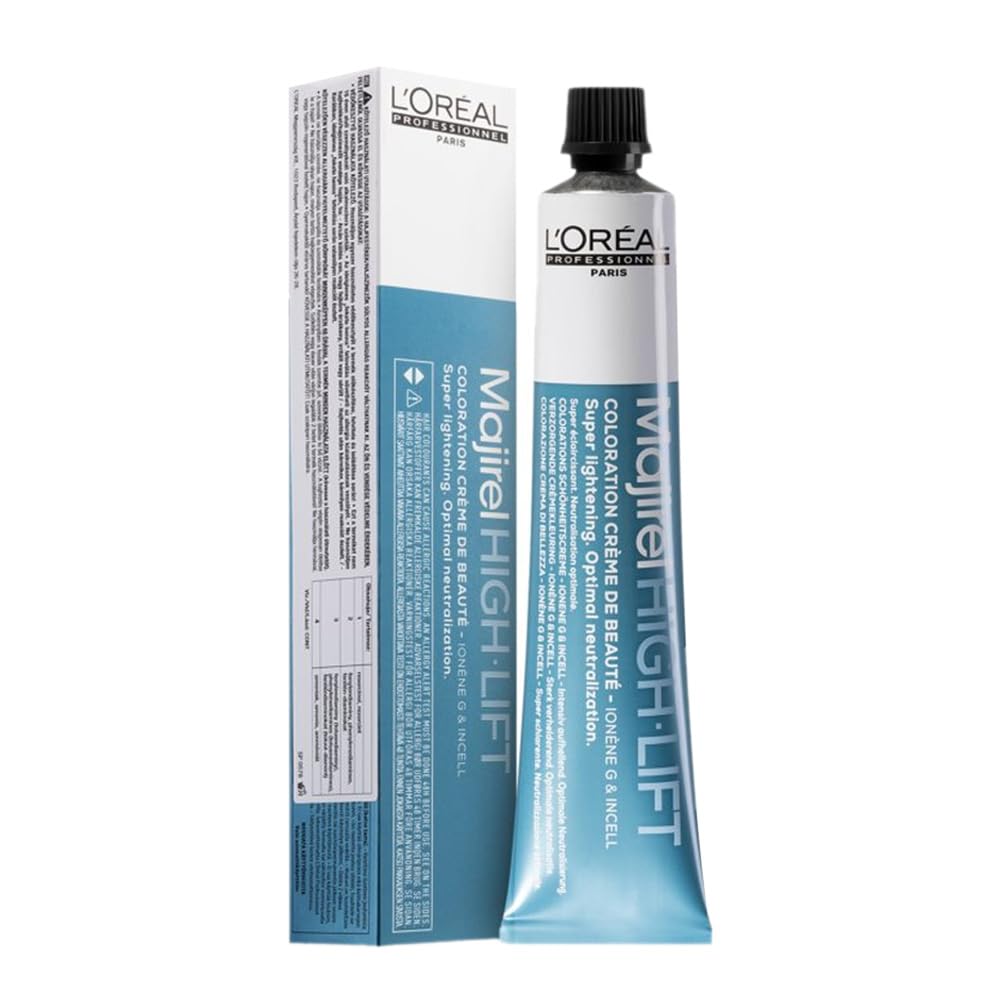 L'Oréal Professionnel Majirel Hoch Lift ash plus, 50 ml dunkelbraun 50 ml (1er Pack), dunkelbraun 50