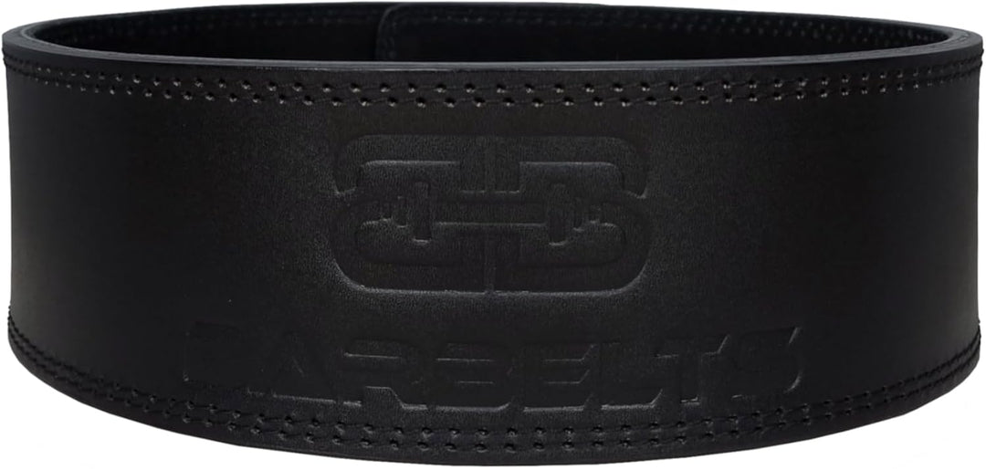 Premium Leber Belt Onyx - Steel Buckle, Powerlift Gürtel, 100% Leder, Weightlifting Belt Strap, Kraf