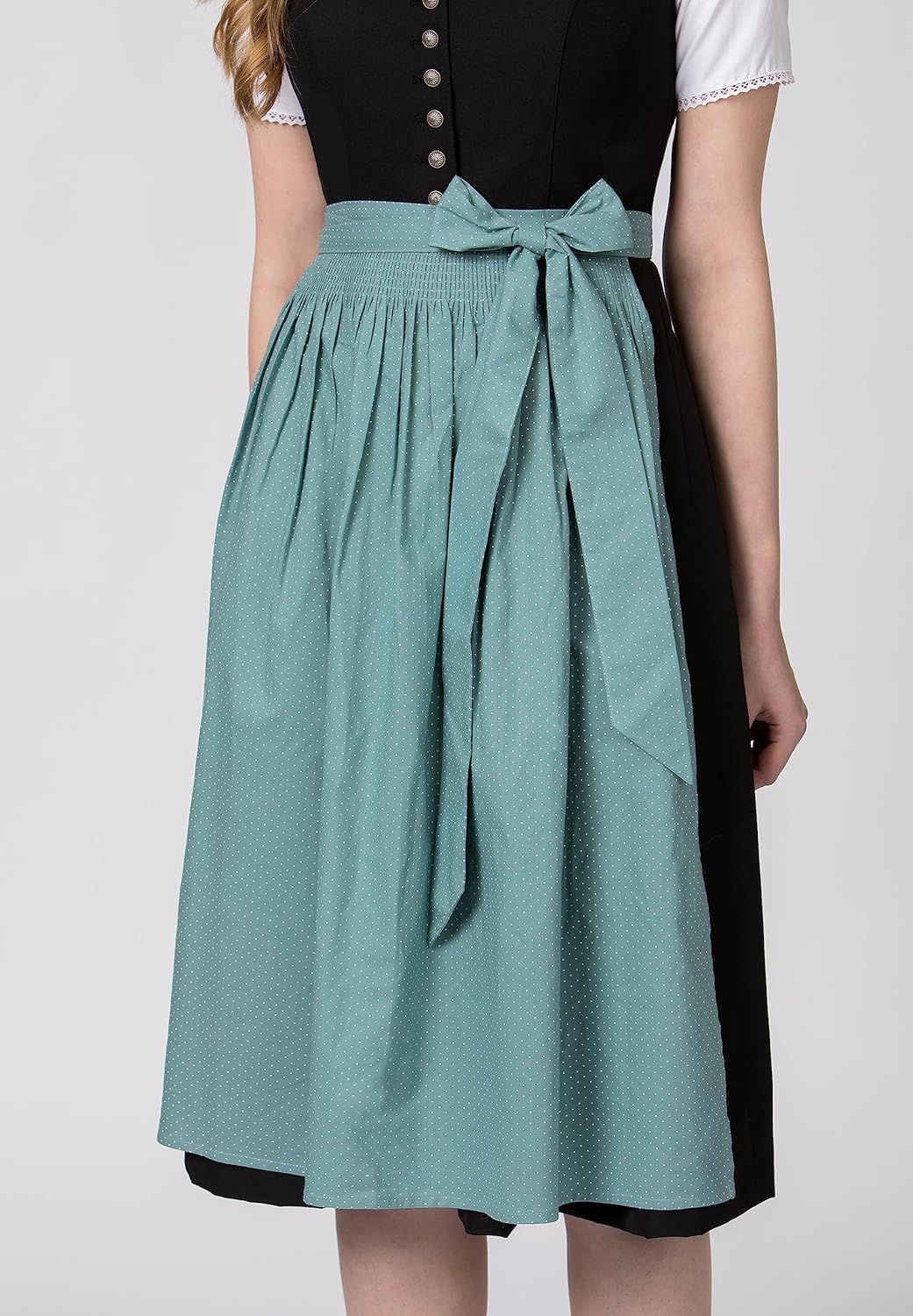 Stockerpoint Damen Schürze Molina Dirndlschürze, Petrol, Regular