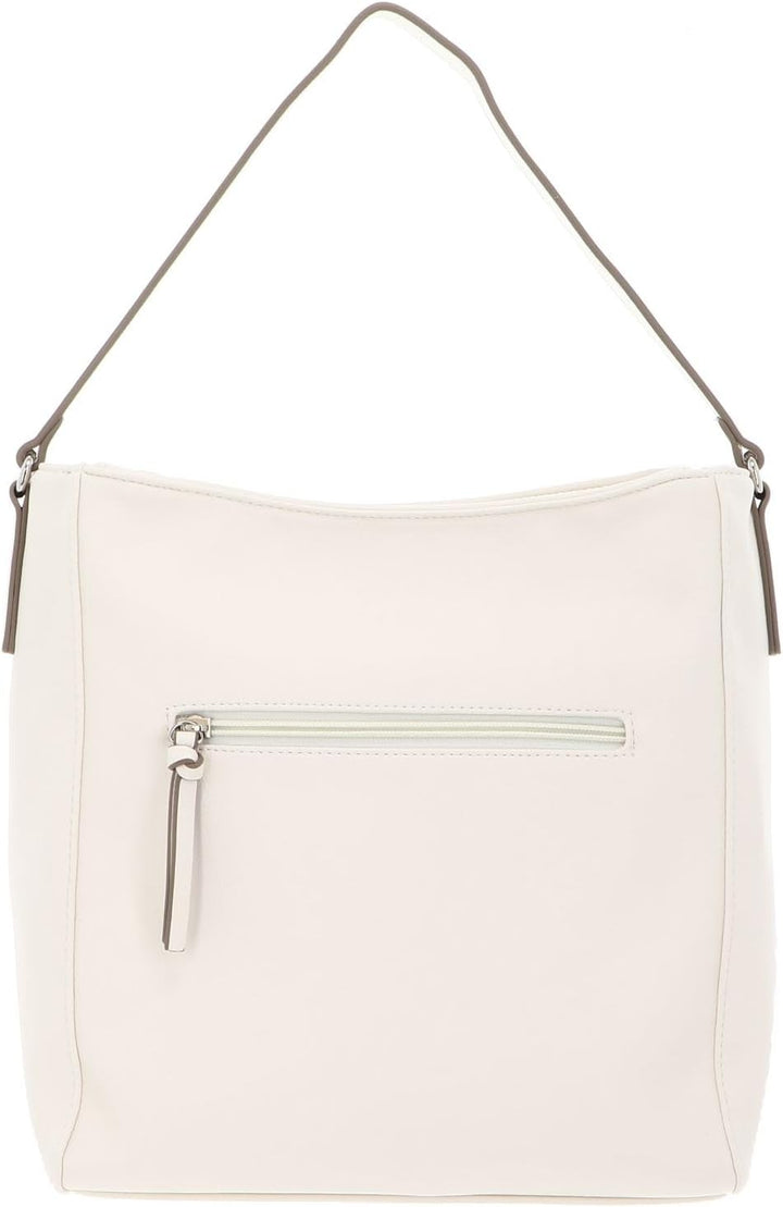 Gabor Damen Jolene Schultertasche 26 x 12 x 29 (LxBxH) Off White, 26 x 12 x 29 (LxBxH) Off White
