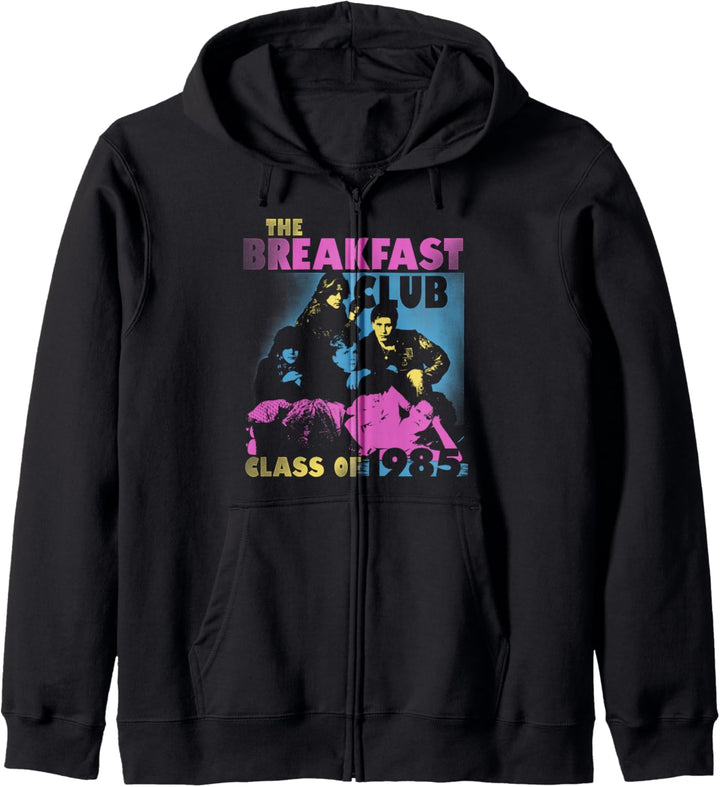 Breakfast Club Class Of '85 Stencil Portrait Kapuzenjacke