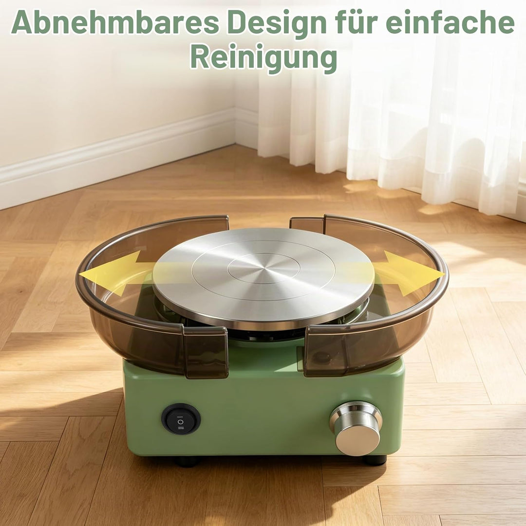 Elektrische Töpferscheibe, Professioneller Elektro für Erwachsene &amp; Kinder, Drehtisch zum Töpfern zu