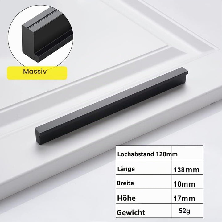 Qrity 20x Möbelgriffe Lochabstand 128mm Türgriffe Küche Stangengriff Schrankgriffe Schubladengriffe