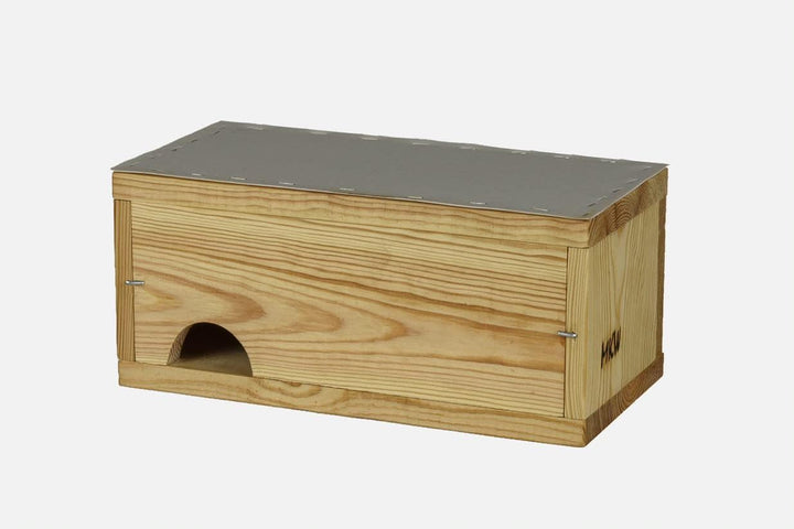Nistkasten - Einzelner Einbau-Mauerseglerkasten MKW - Stabiler nisthaus für Wildvögel und Gartenvöge