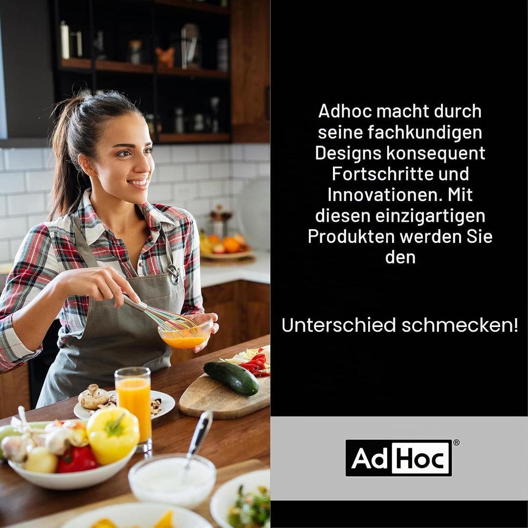 AdHoc MP702 Pfeffer- | Salzmühle Yono, CeraCut® Keramik Mahlwerk, Naturholz Eiche geölt, hell|Edelst