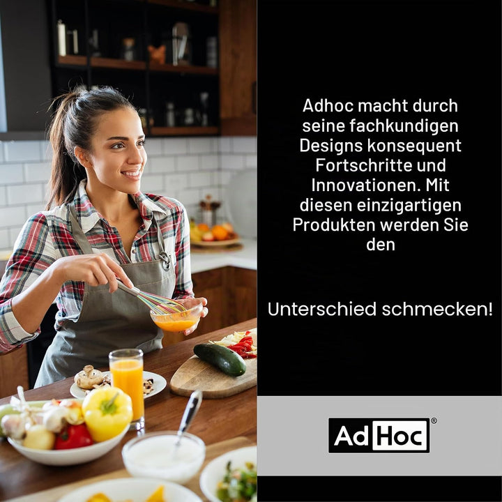 AdHoc MP702 Pfeffer- | Salzmühle Yono, CeraCut® Keramik Mahlwerk, Naturholz Eiche geölt, hell|Edelst