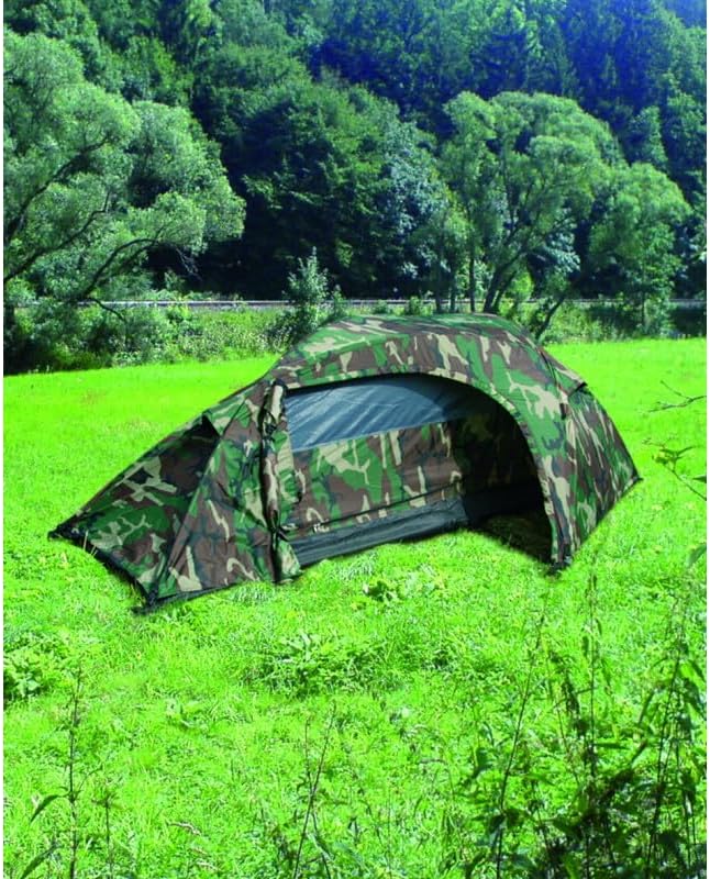 Mil-Tec 1-Mann Zelt Recon Woodland, Woodland