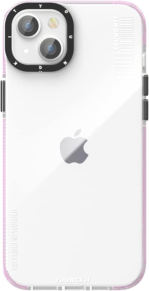 YOUNGKIT für iPhone 14 Plus Hülle, Stossfeste Kratzfeste Schutzhülle Slim Klar Case Dünne Griffige T