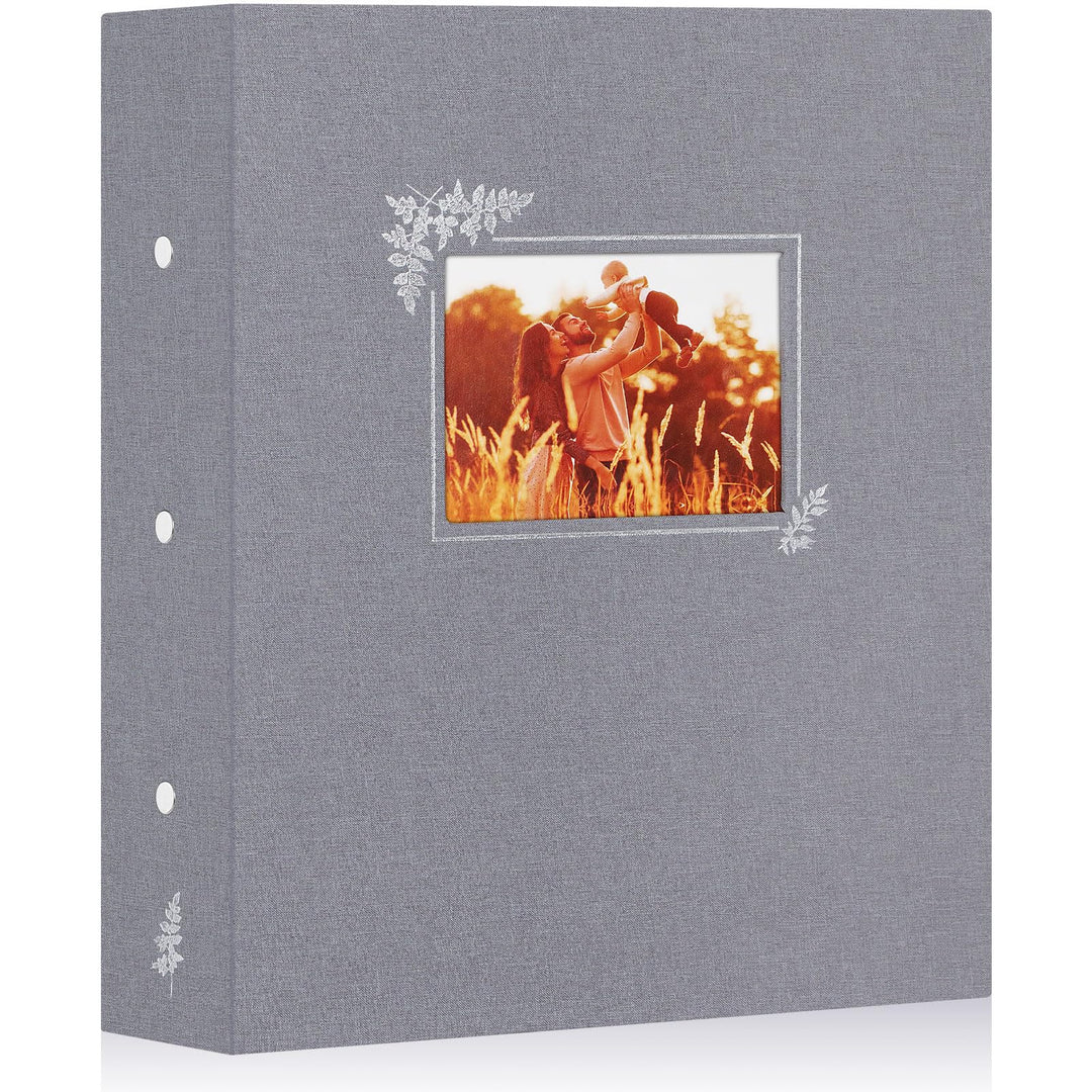 Lanpn Fotoalbum 11,5x15 11x15 1000 Taschen, Extra Grosses Leinen Einstecken Einsteckalbum für Vertik