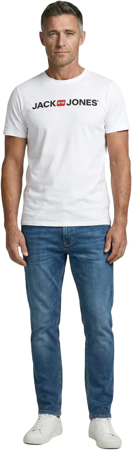 JACK & JONES Herren 3er-Set T-Shirts aus Baumwolle S Slim-fit Mix-60, S Slim-fit Mix-60