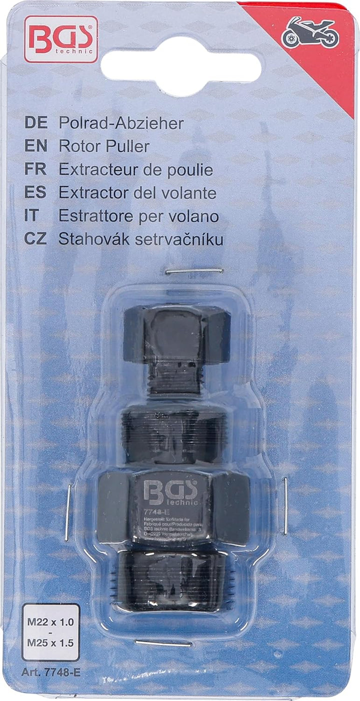 BGS 7748-E | Polrad-Abzieher | M22 x 1.0 - M25 x 1.5 M22 x 1,0 - M25 x 1,5, M22 x 1,0 - M25 x 1,5