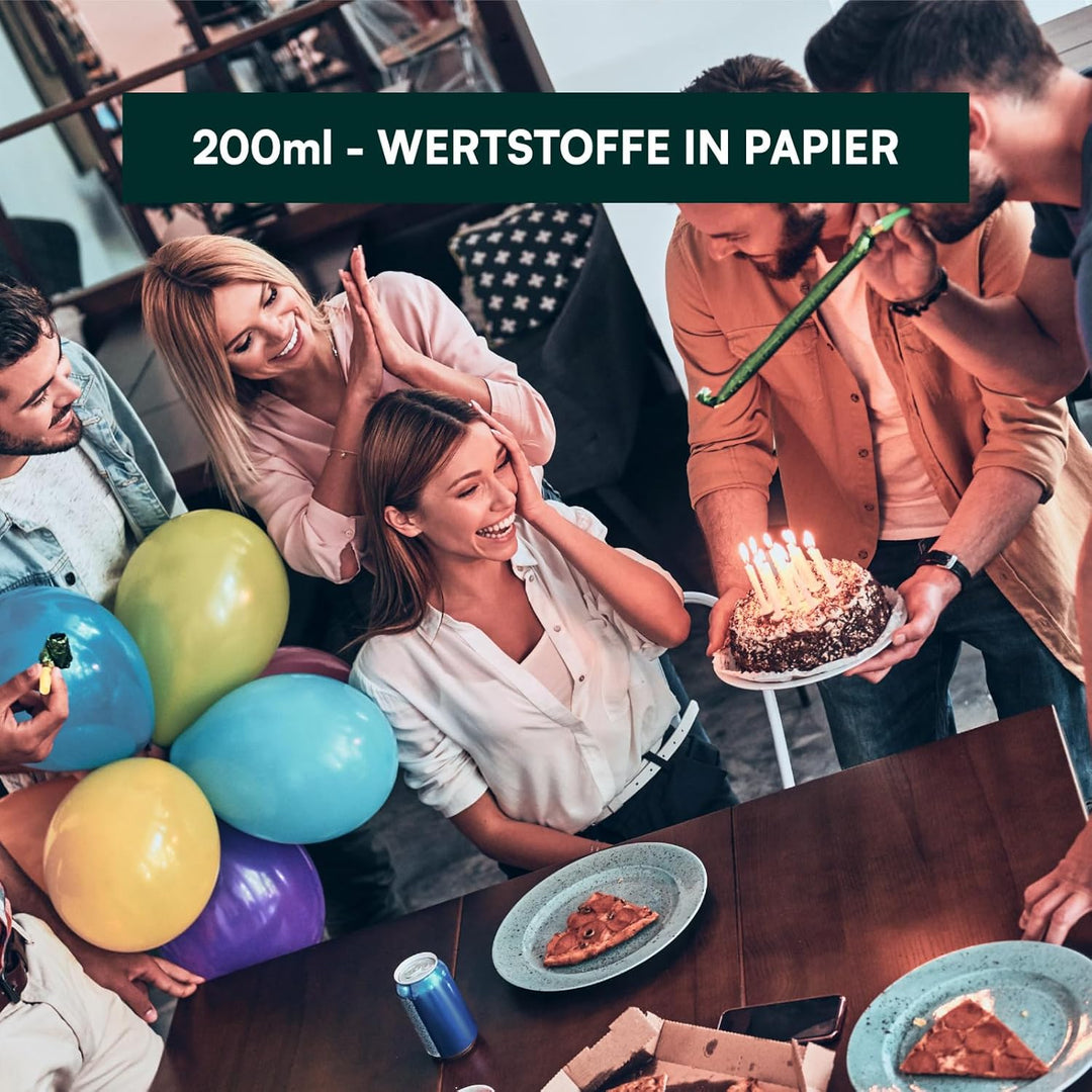 1000 Weisse Pappbecher | Frischfaser mit Beschichtung | Umweltfreundlich & recyclingfähig | Für Heis