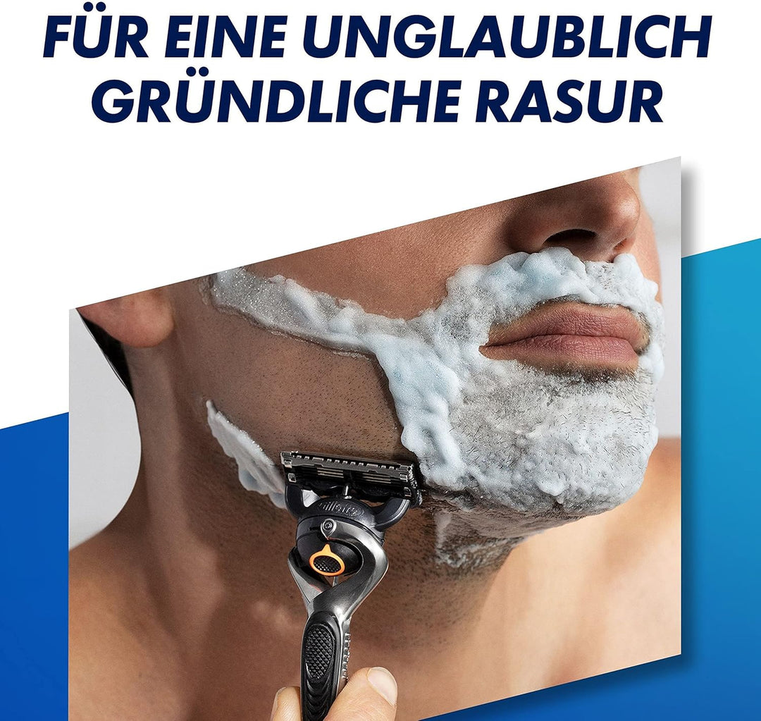 Gillette ProGlide Nassrasierer Herren Set, Rasierer + 4 Rasierklingen mit 5-fach Klinge, Geschenk fü