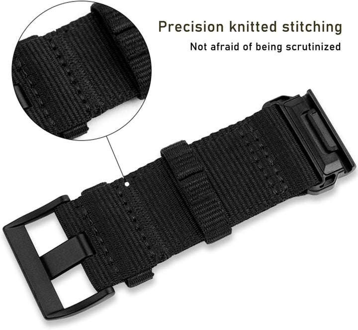 YOOSIDE Verbessert QuickFit 26mm Nylon Armband für Garmin Fenix 8 51mm / epix Pro 51mm/ Enduro/Fenix