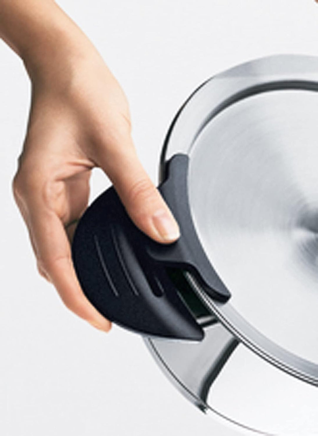 Fissler Intensa / Edelstahl-Topfset, 5-teilig,Töpfe mit Metall-Deckel (3 Kochtöpfe, 1 Bratentopf, 1