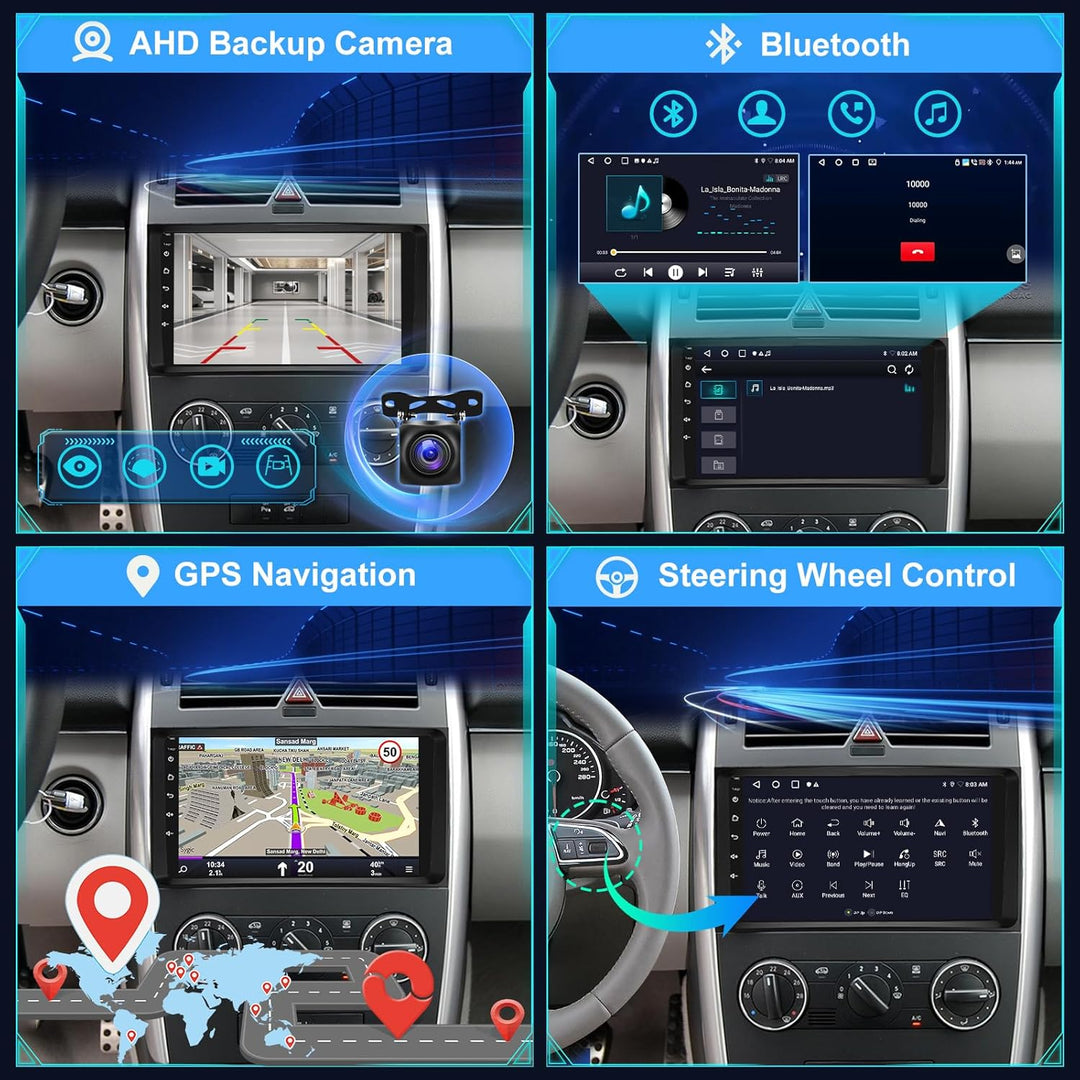 [2+64G] Android 13 Autoradio für Mercedes Benz Klasse A/B/V Klasse Vito Viano Sprinter 2500 3000 W16