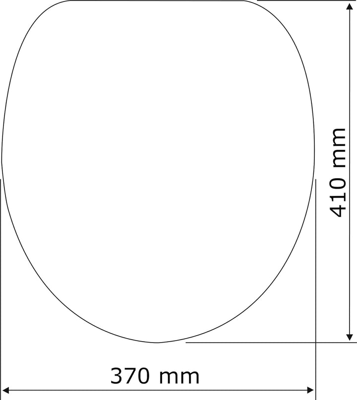 WENKO WC-Sitz Tropical - Toiletten-Sitz, MDF, 37 x 41 cm, Mehrfarbig