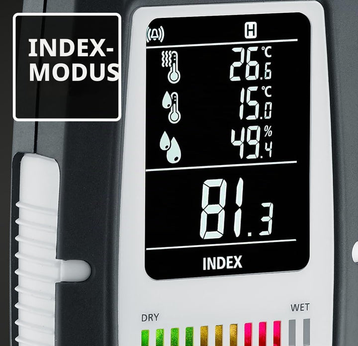 Laserliner MultiWet-Finder Plus Materialfeuchtemessgerät Temperaturmessung