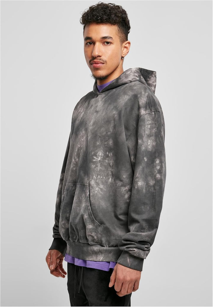 Urban Classics Herren Hoody Batik Kapuzenpullover mit weiter Oversized Passform, Kapuzensweatshirt m