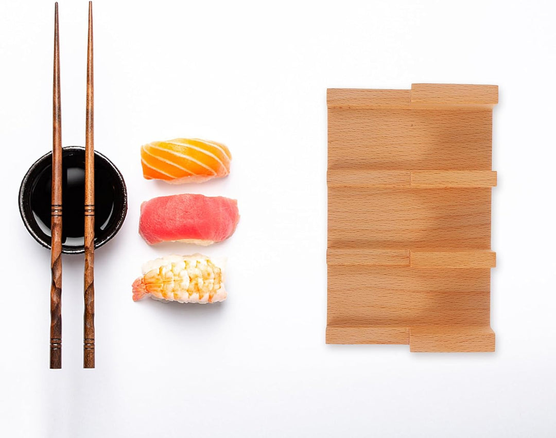 Supvox Stand Wiederverwendbarer Sushi mit 3 Fächern im Japanischen Stil Verschleissfest oder Praktis