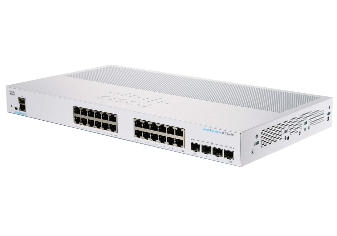 Cisco Business CBS350-24T-4G Managed Switch | 24 GE-Ports | 4 x 1G-SFP | Begrenzter Lebenszeitschutz