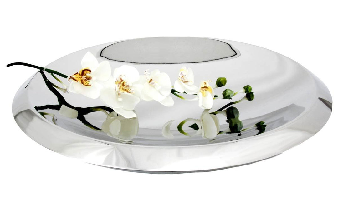 Doppelwandige Schale Lotus Edelstahl ø500x9mm